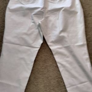 Lane Bryant Size 26 White Dress Ankle Pant